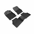 3D Maxpider Floor Mats for 2019 Nissan Altima Kagu Black - R1 & R2 L1NS11401509